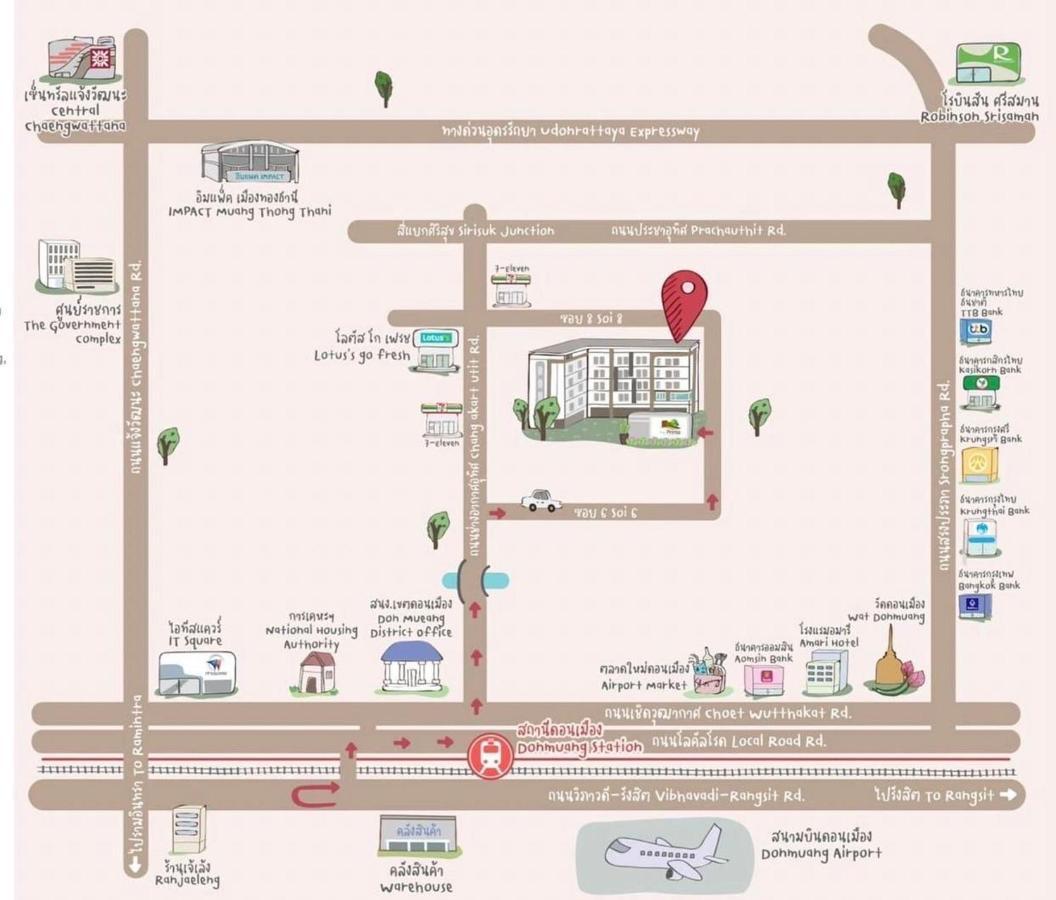 The Prima Residence - Sha Certificate Bangkok Eksteriør billede